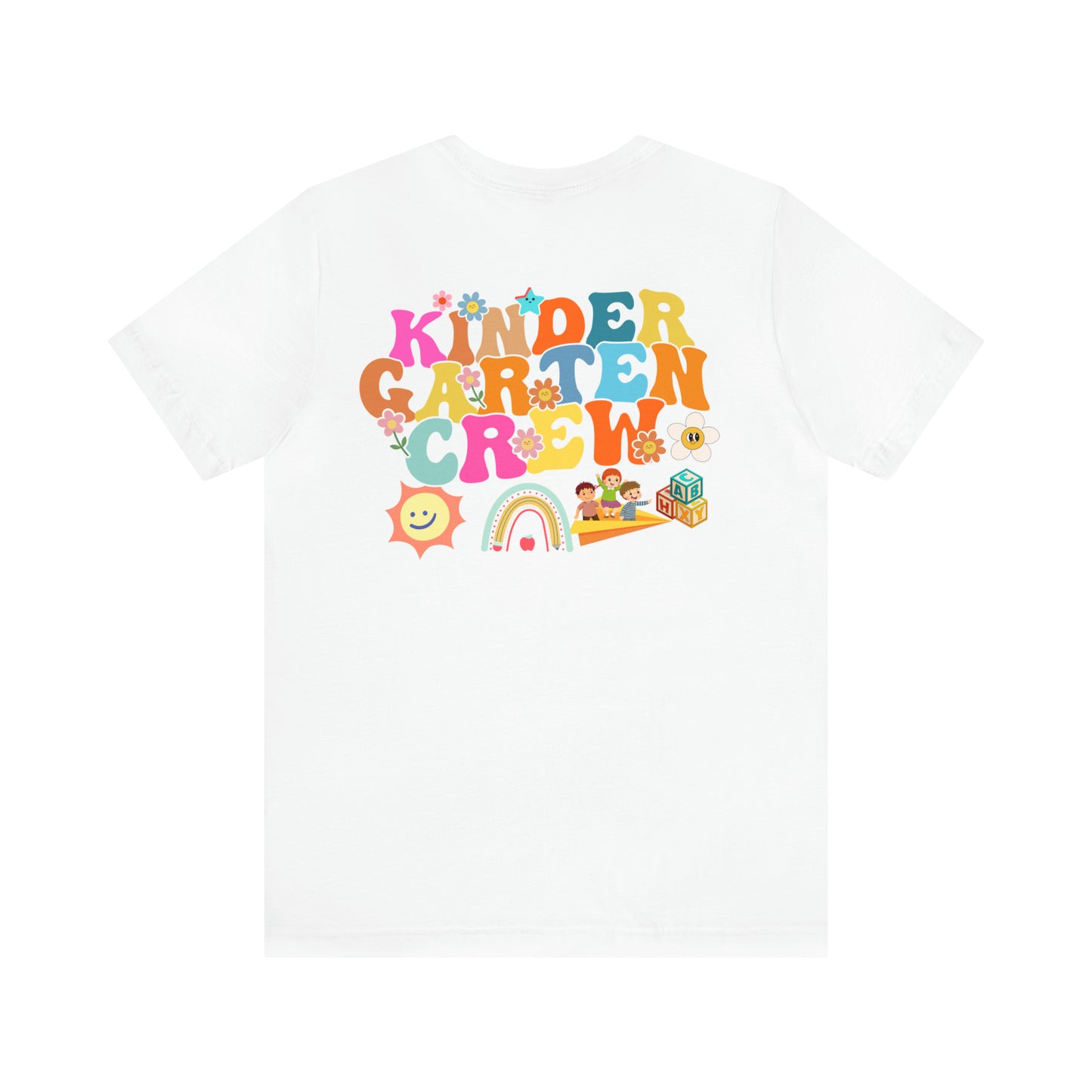 Custom Kindergarten Teacher Shirt, Cute Kindergarten Crew Shirt, Retro Teacher Shirt, Custom Teacher Appreciation Gift, T619