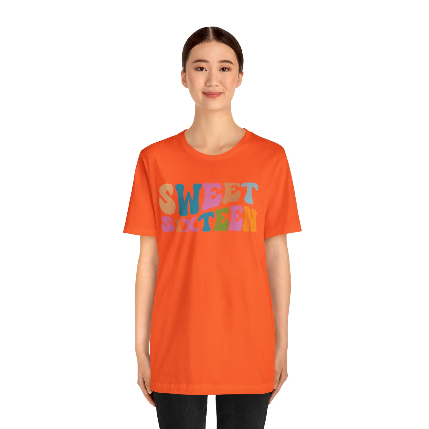 Sixteenth Birthday Gift, Sweet Sixteen Shirt for 16th Birthday Party, Cute Sweet 16 Gift for 16th Birthday TShirt for Daughter, T476