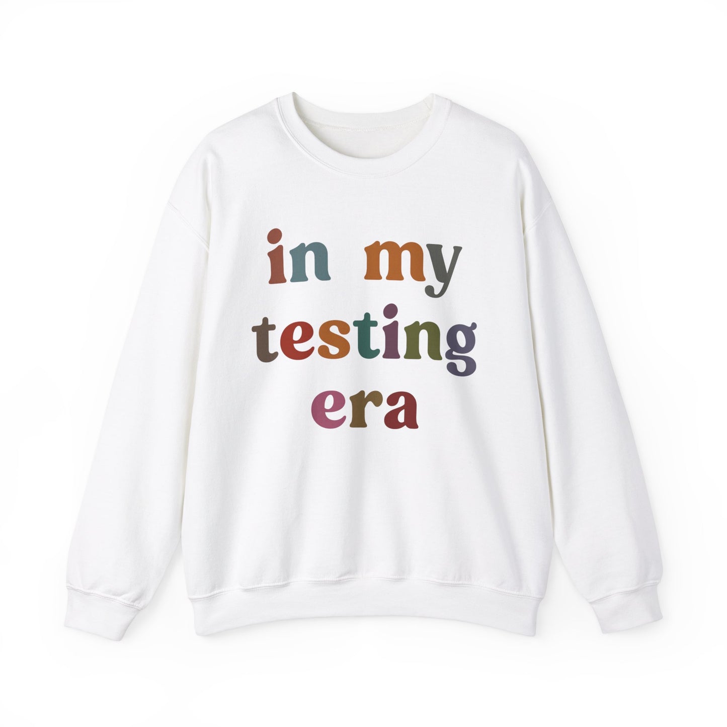 In My Testing Era Sweatshirt, Exam Day Sweatshirt, Funny Teacher Sweatshirt, Teacher Appreciation Gift, Gift for Best Teachers, S1304