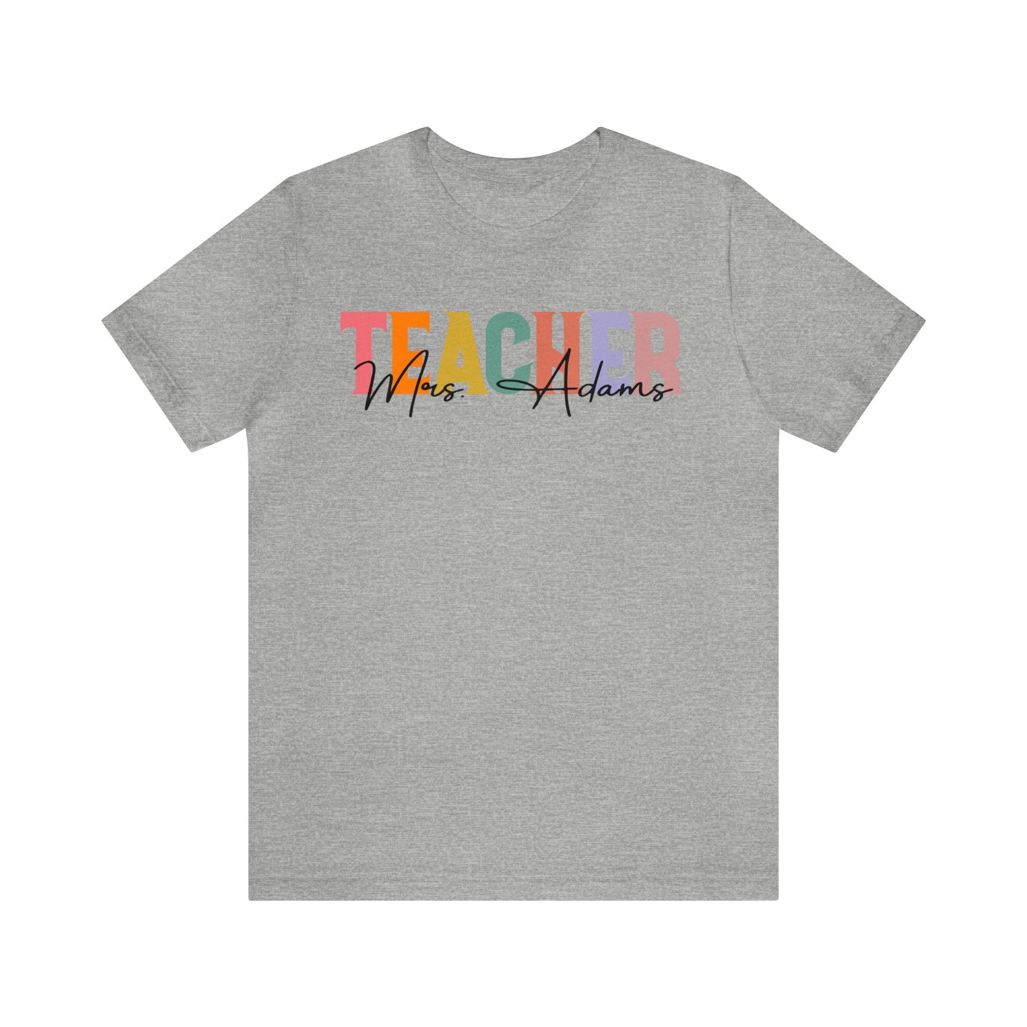 Personalized Teacher Name Shirt, Best Teacher Shirt, Teacher Appreciation Shirt, Teacher's Day Gift, Custom Teacher Shirt, T1493