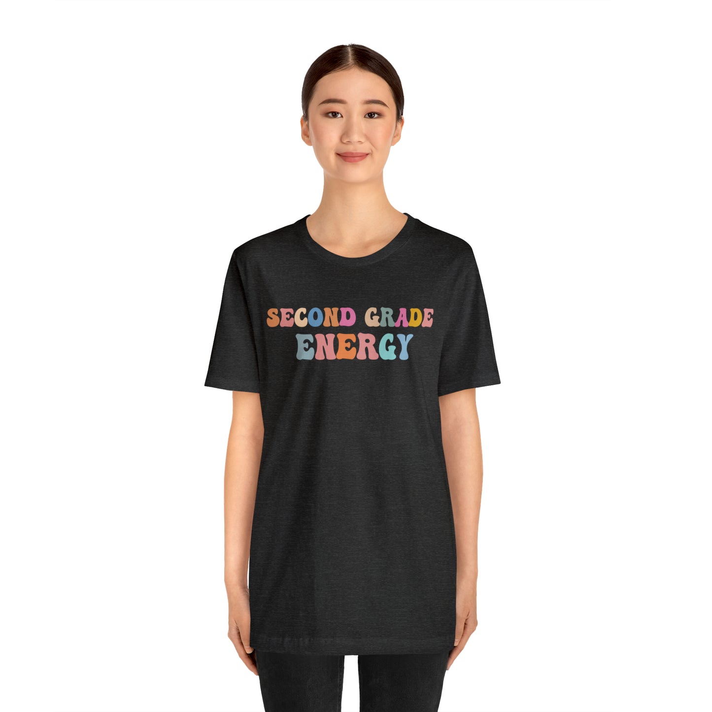 Cute Teacher Shirt, Second Grade Energy Shirt, Shirt for Second Grade, Teacher Appreciation Shirt, Best Teacher Shirt, T494