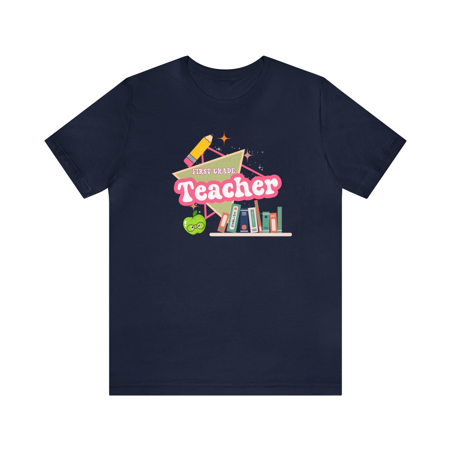 First grade teacher shirt, 1st grade shirt, 90s shirt, 90s teacher shirt, colorful school shirt, colorful teacher shirt, T542