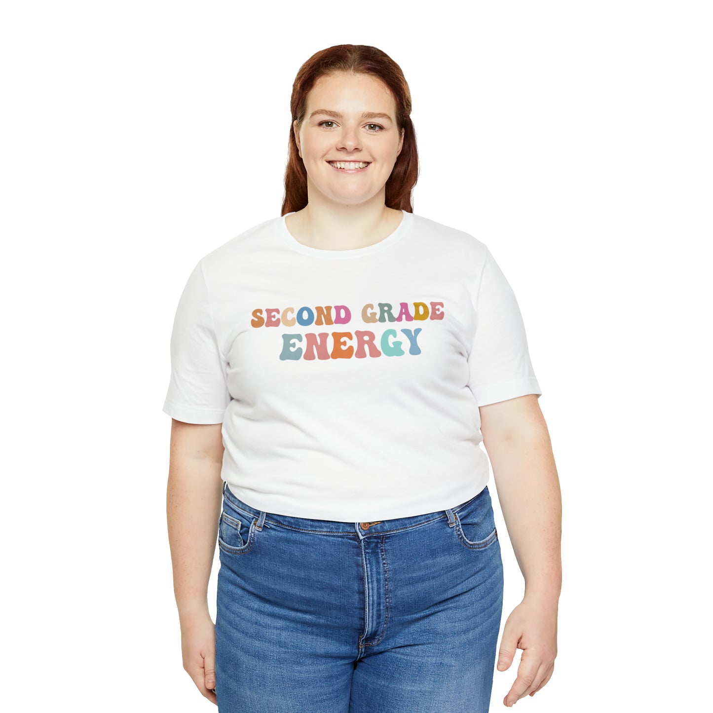 Cute Teacher Shirt, Second Grade Energy Shirt, Shirt for Second Grade, Teacher Appreciation Shirt, Best Teacher Shirt, T494