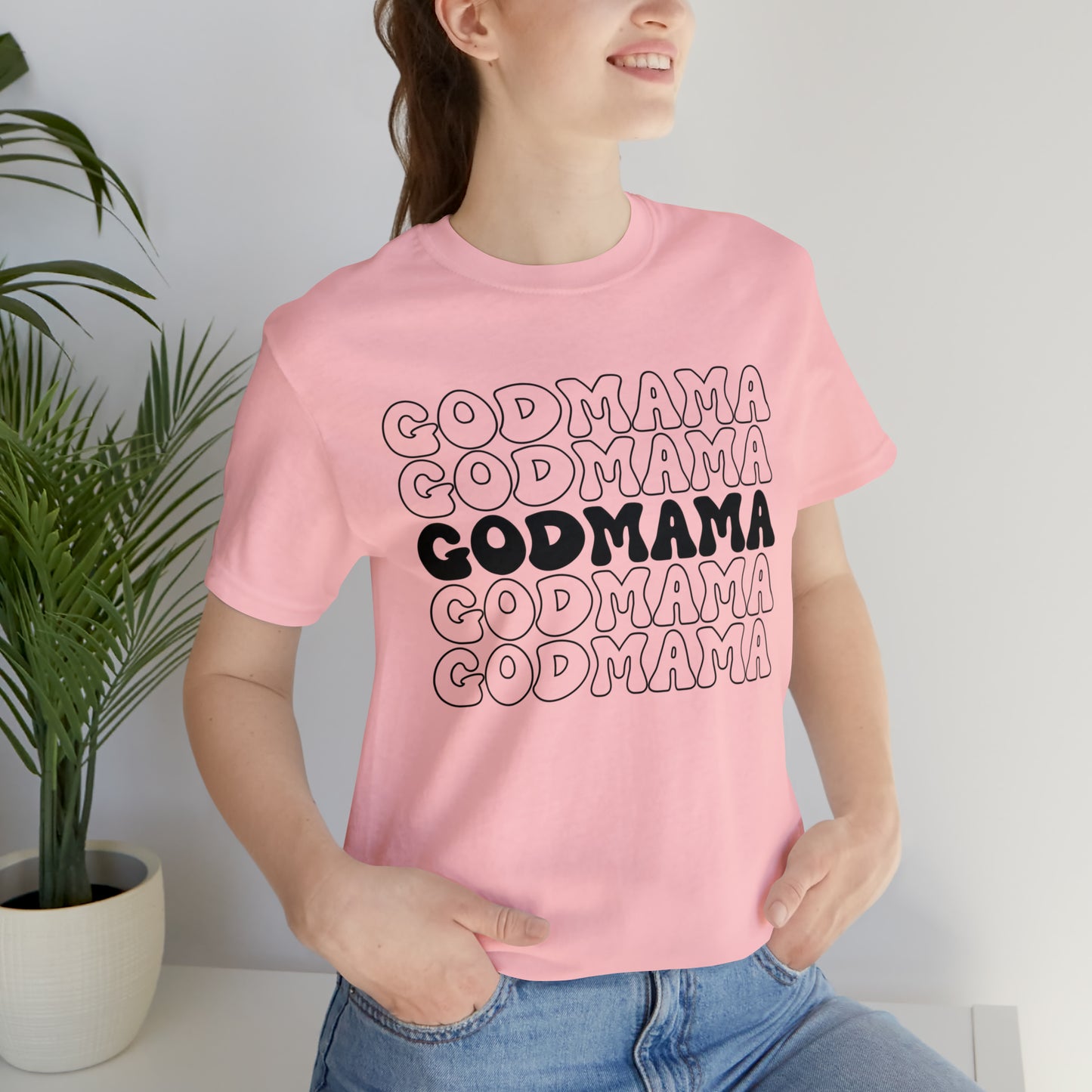 Retro Godmother Shirt for Mother's Day, Godmother Gift from Goddaughter, Cute Godmama Gift for Baptism, God Mother Proposal, T249