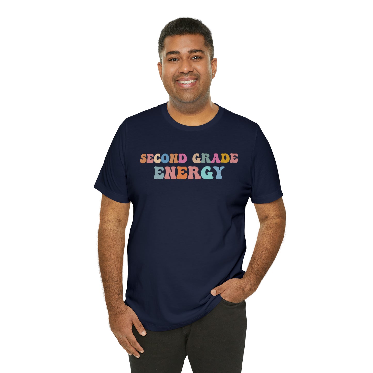 Cute Teacher Shirt, Second Grade Energy Shirt, Shirt for Second Grade, Teacher Appreciation Shirt, Best Teacher Shirt, T494