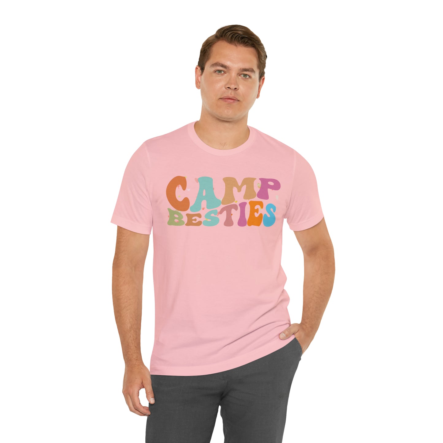 Best Friend Shirt, Gift for Best Friend, Camp Besties Shirt, BFF Shirt, Matching Besties Shirt, Retro Friend Shirt, T482