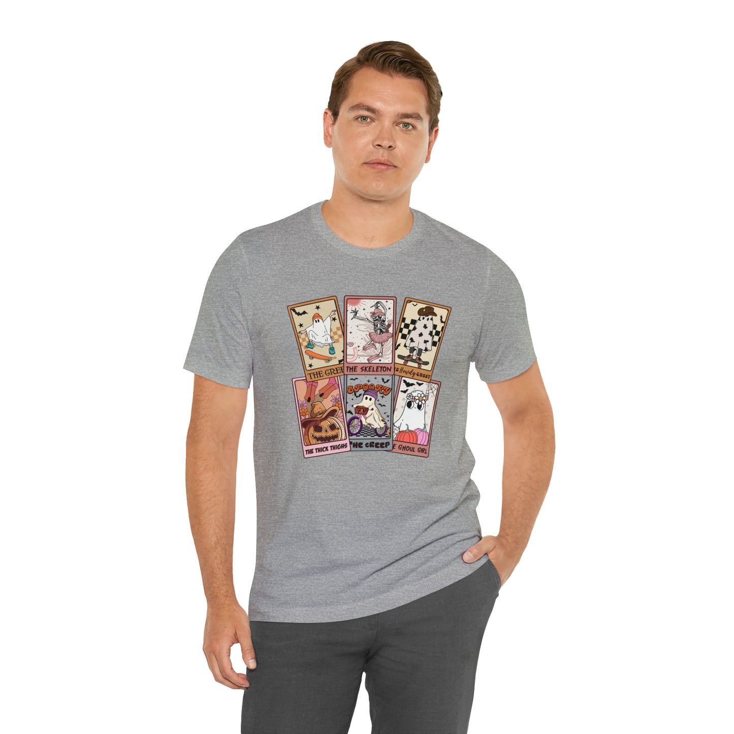 The Tarot Card Shirt, Skeleton Tarot Card Shirt, Tarot Card Lover Shirt, Skull Tarot Card Tee, Retro Halloween shirt, T612