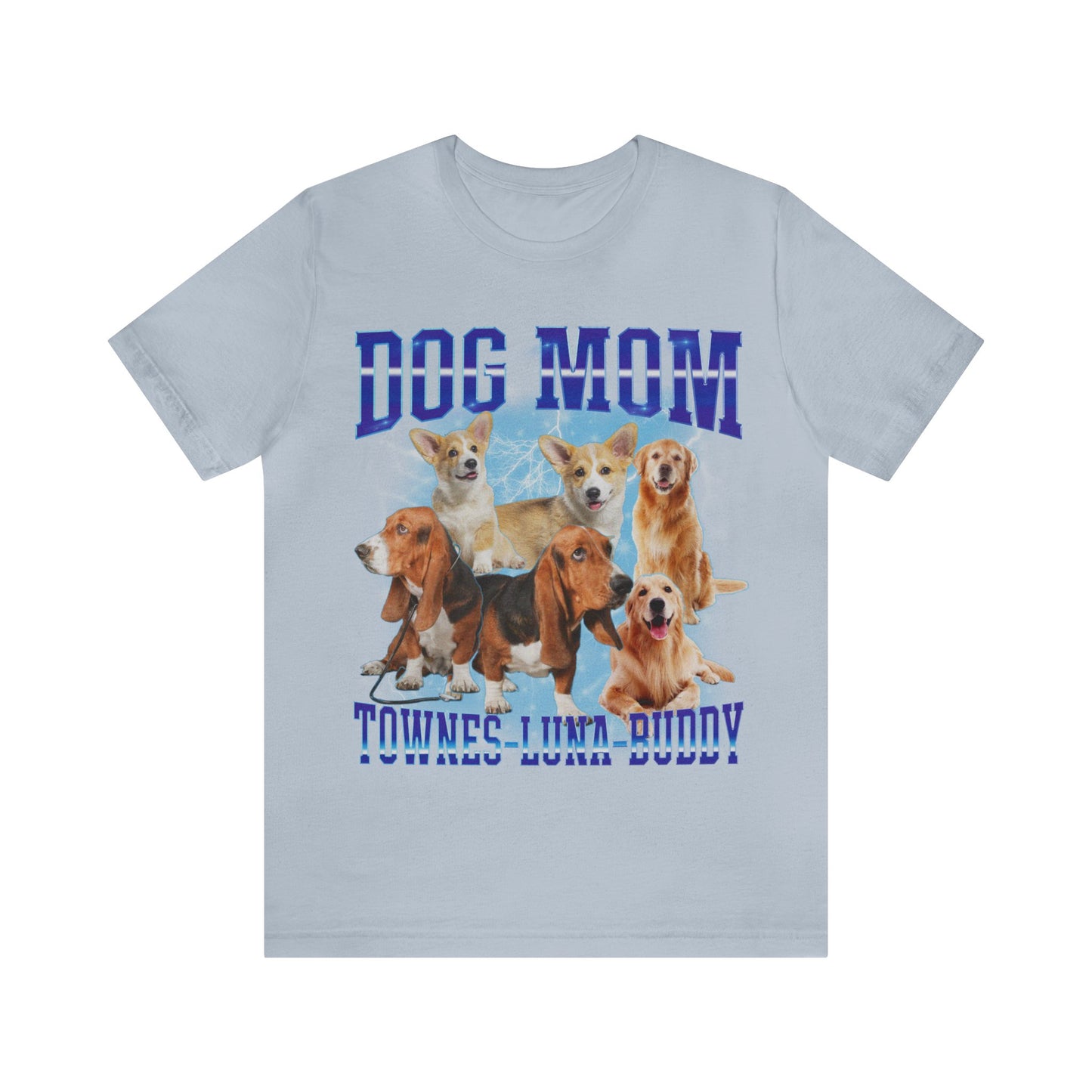 Custom Retro Dog Bootleg Shirt, Dog Mom Shirt, Dog Bootleg Retro 90's Tee, Custom Pet Photo, Custom Pet Portrait, Pet Lovers Gift, T1428