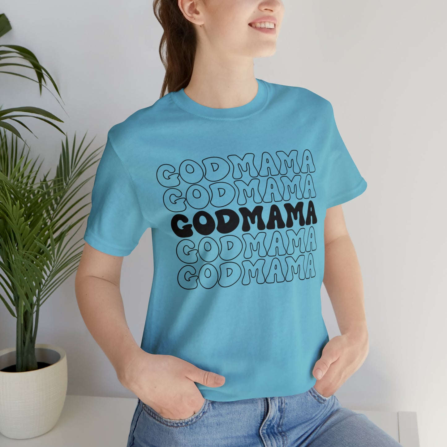 Retro Godmother Shirt for Mother's Day, Godmother Gift from Goddaughter, Cute Godmama Gift for Baptism, God Mother Proposal, T249