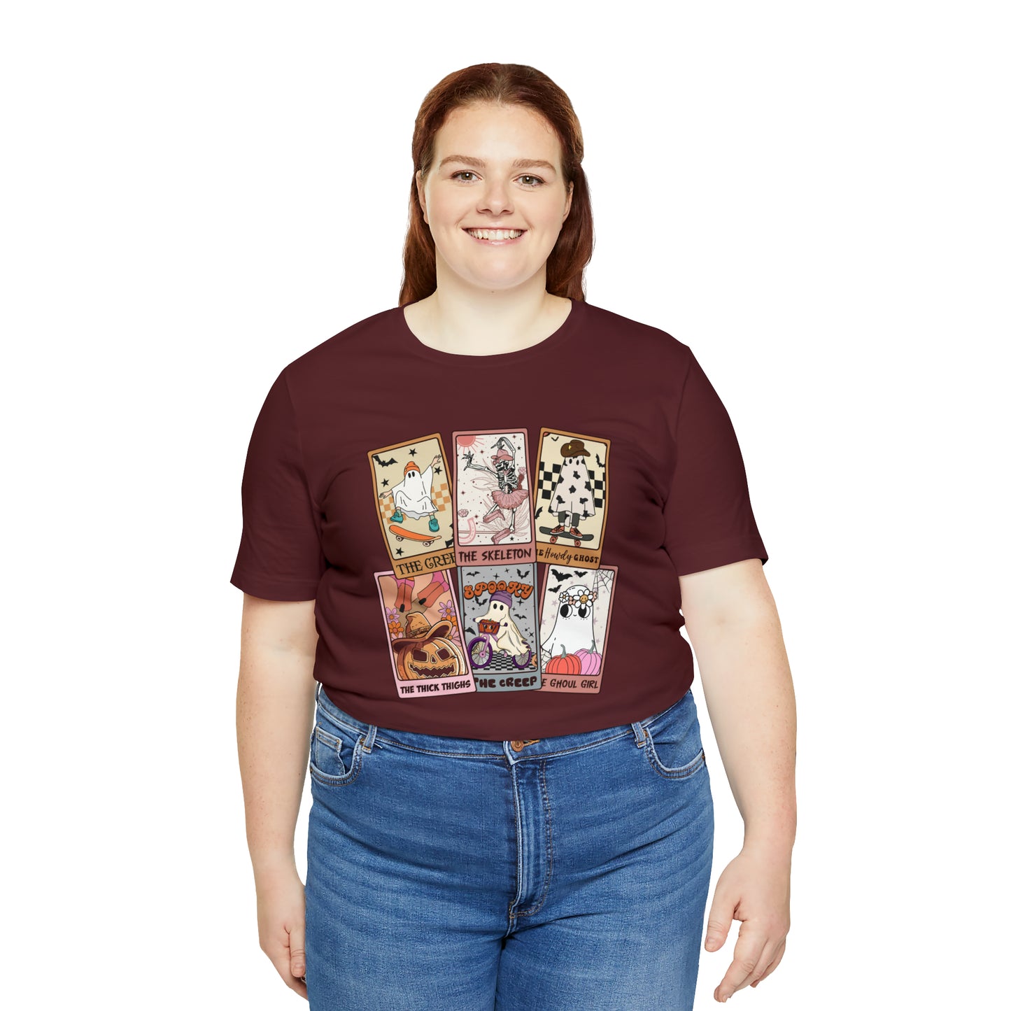 The Tarot Card Shirt, Skeleton Tarot Card Shirt, Tarot Card Lover Shirt, Skull Tarot Card Tee, Retro Halloween shirt, T612