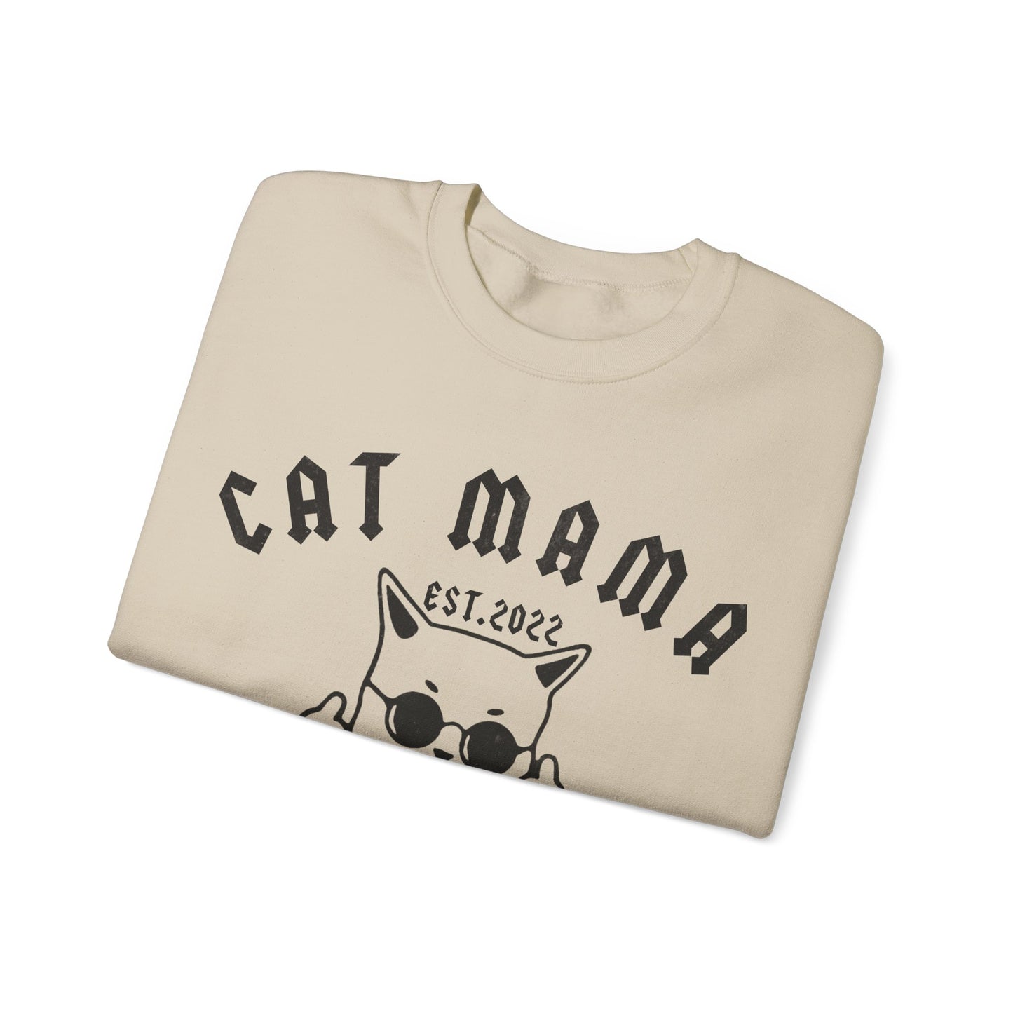 Custom Retro Cat Mom Sweatshirt, Personalized Retro Cat Mom Sweatshirt, Custom Cat Sweatshirt, Cat Lovers Sweatshirt, S1255
