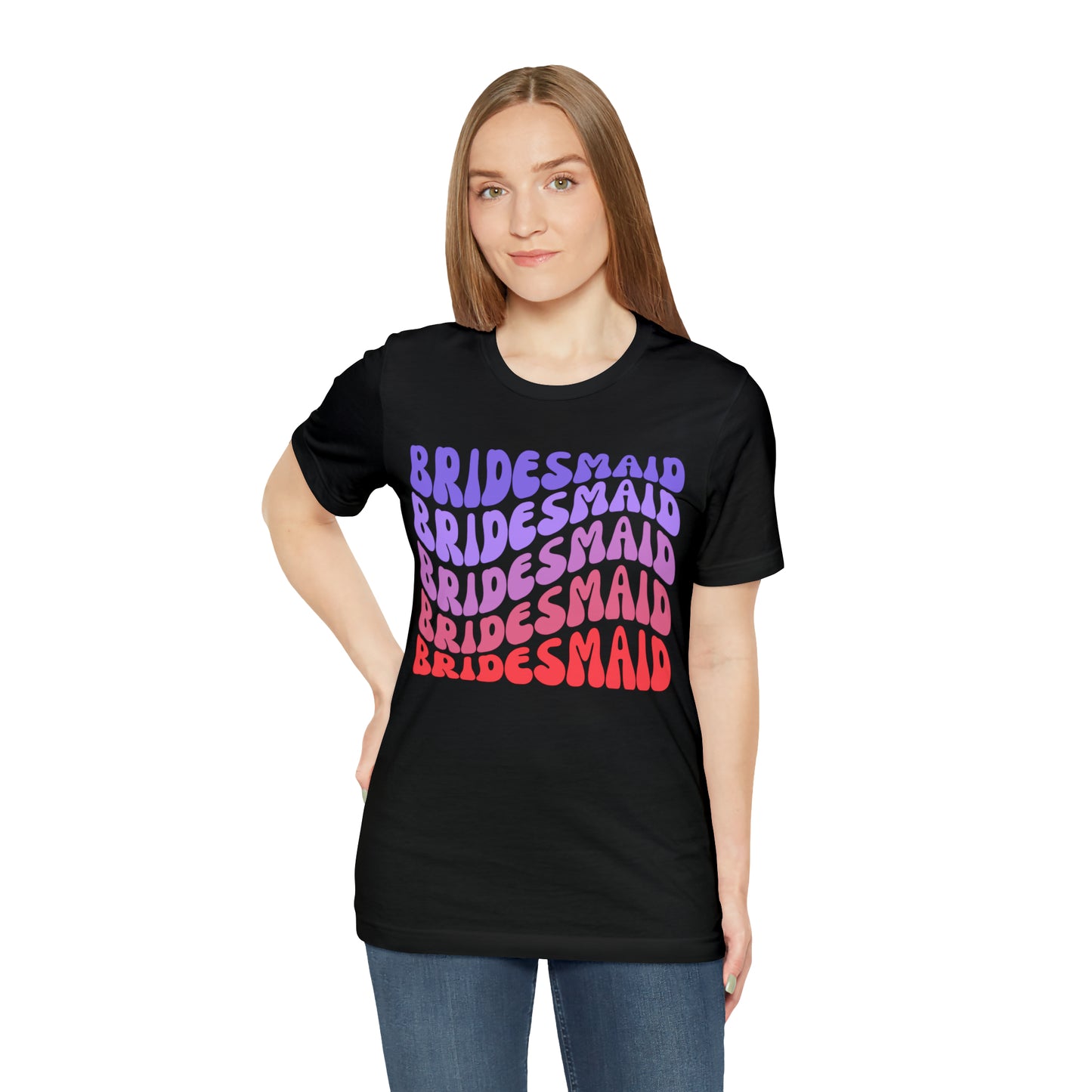 Retro Bridesmaid TShirt, Bridesmaid Shirt for Women, T287