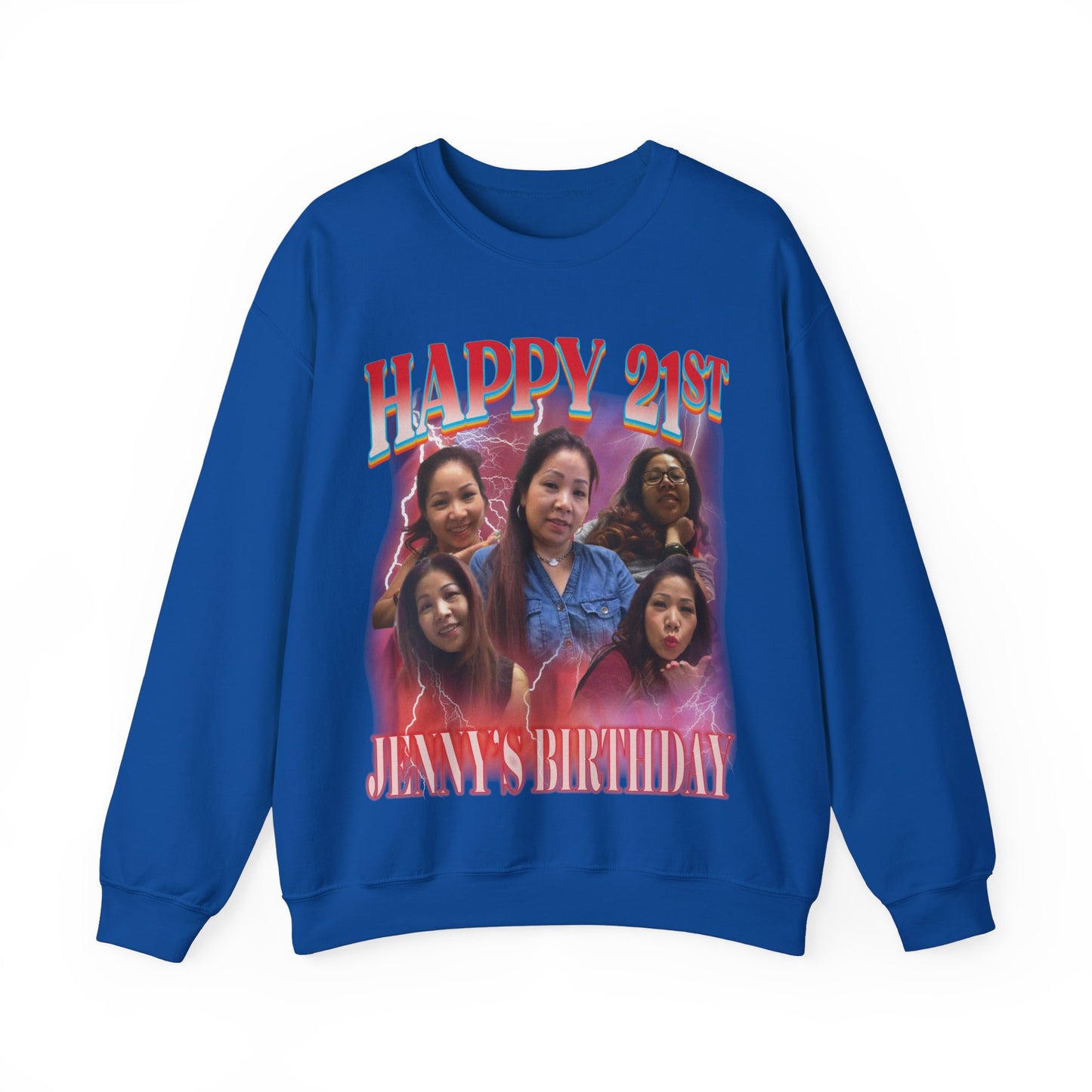 Custom 21st birthday sweatshirt, Custom Bootleg Rap sweatshirt, 21st birthday gifts, Vintage Graphic Sweatshirt, 18th birthday gift, S1447
