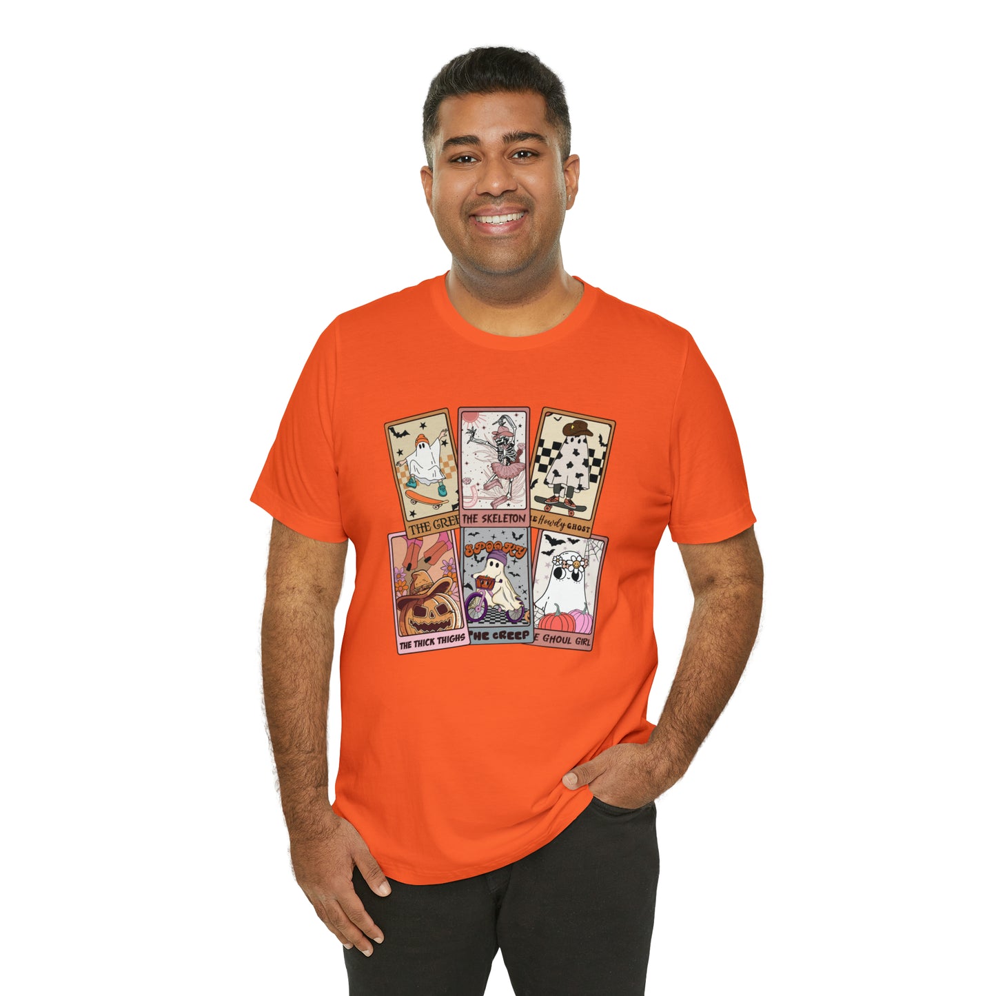 The Tarot Card Shirt, Skeleton Tarot Card Shirt, Tarot Card Lover Shirt, Skull Tarot Card Tee, Retro Halloween shirt, T612