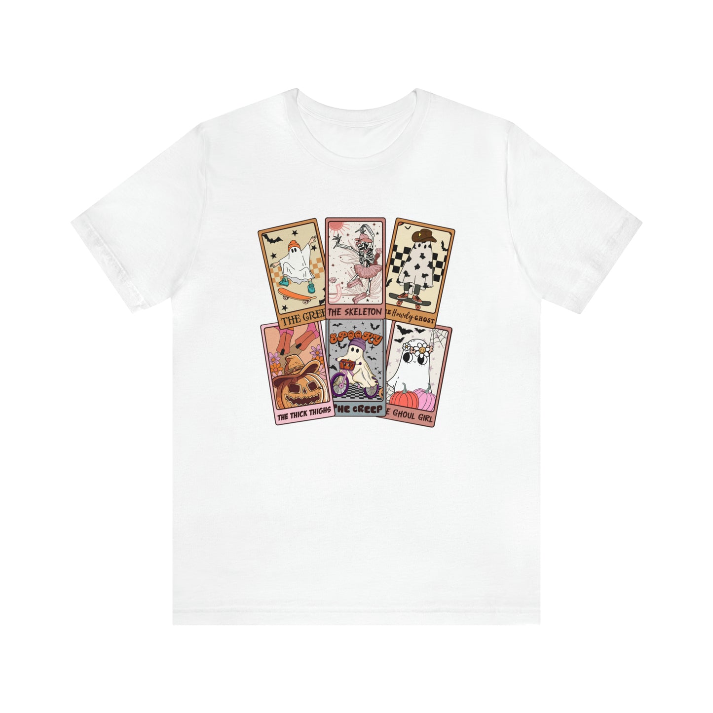 The Tarot Card Shirt, Skeleton Tarot Card Shirt, Tarot Card Lover Shirt, Skull Tarot Card Tee, Retro Halloween shirt, T612