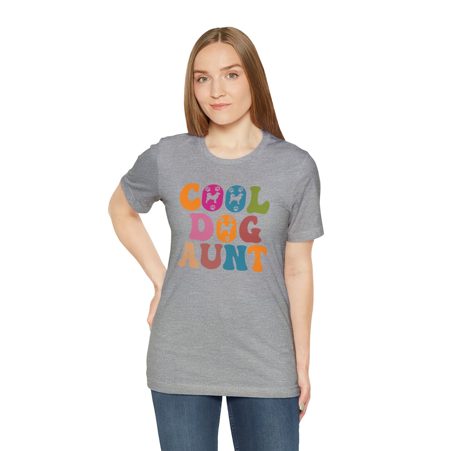 Cool Dog Aunt Shirt for Women, Dog Aunt Gift for Animal Lover, Dog Auntie Tee for Aunt, Funny Dog Lover Tee, T569