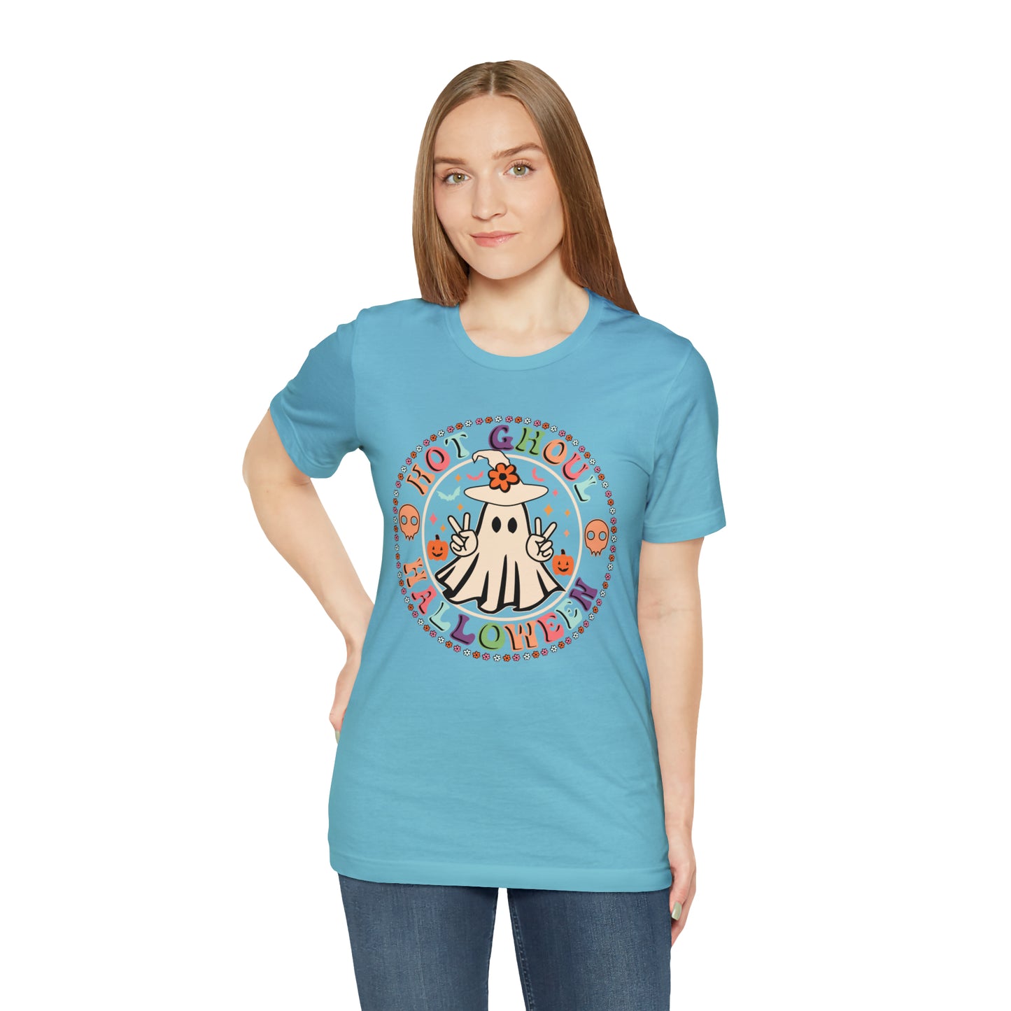 Lets Go Ghouls Shirt, Spooky Season Tee, Retro Halloween Cowgirl Shirt, Cowgirl Halloween Shirt, Vintage Ghost Shirt, T765