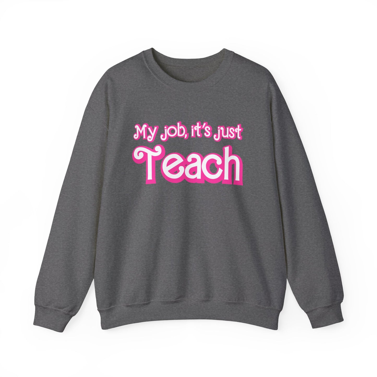 My Job is Teach Sweatshirt, Trendy Teacher Sweatshirt, Retro Back to school, Teacher Appreciation, Checkered Teacher Sweatshirt, S735