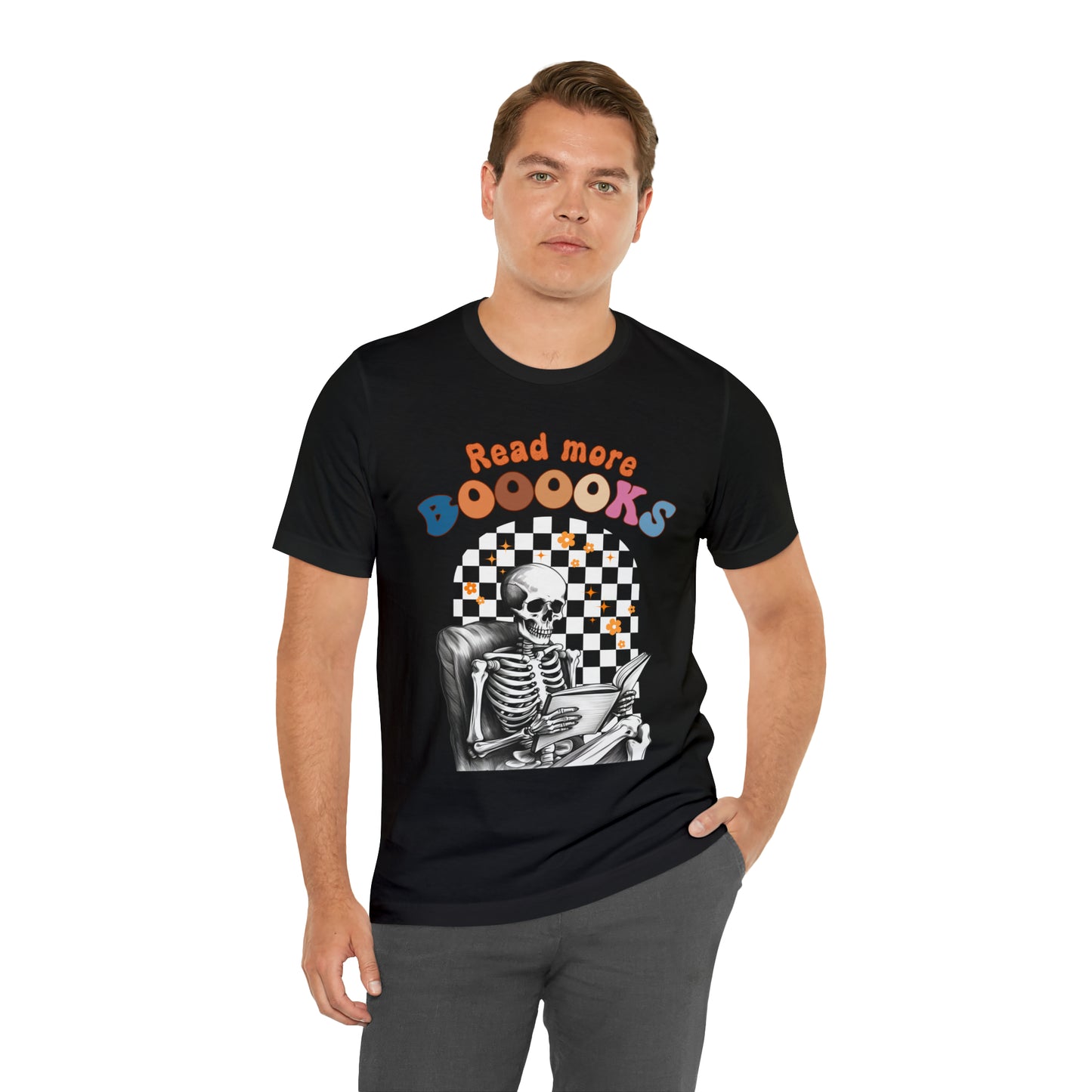 Read More Books, Teacher Halloween Shirt, Halloween Ghost Books, Kindergarten Teacher Shirt, Halloween Teacher, Spooky Teacher Shirt, T660