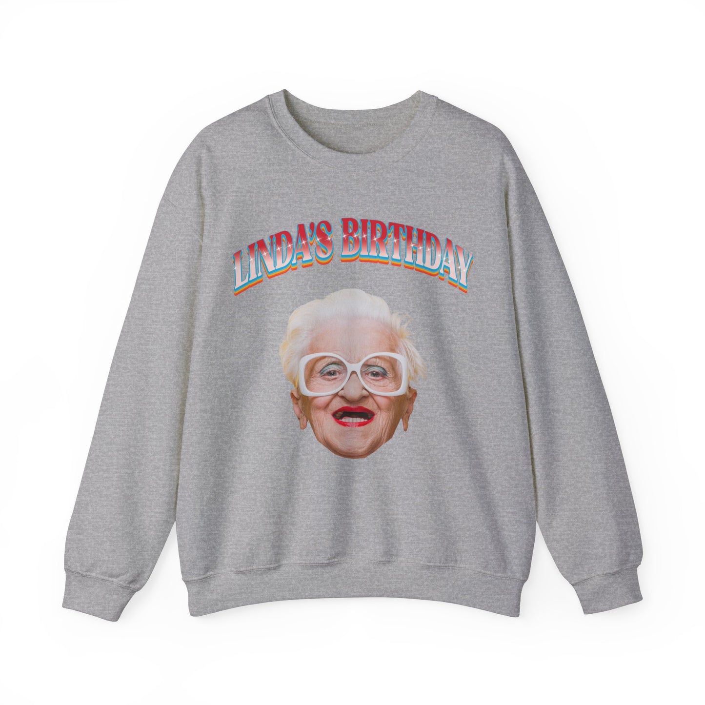 Custom Face Birthday Sweatshirts, Funny Birthday Matching Sweatshirts, Birthday Photo Sweatshirts, Birthday Party Group Sweatshirts, S1650