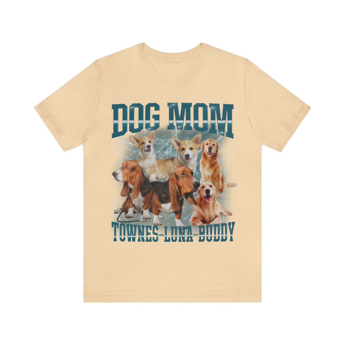 Custom Retro Dog Bootleg Shirt, Dog Mom Shirt, Dog Bootleg Retro 90's Tee, Custom Pet Photo, Custom Pet Portrait, Pet Lovers Gift, T1434