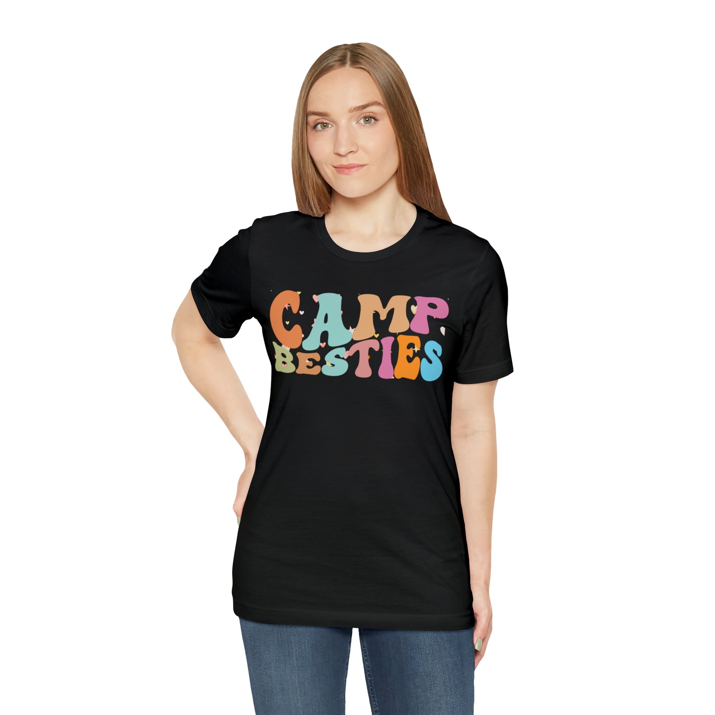 Best Friend Shirt, Gift for Best Friend, Camp Besties Shirt, BFF Shirt, Matching Besties Shirt, Retro Friend Shirt, T482