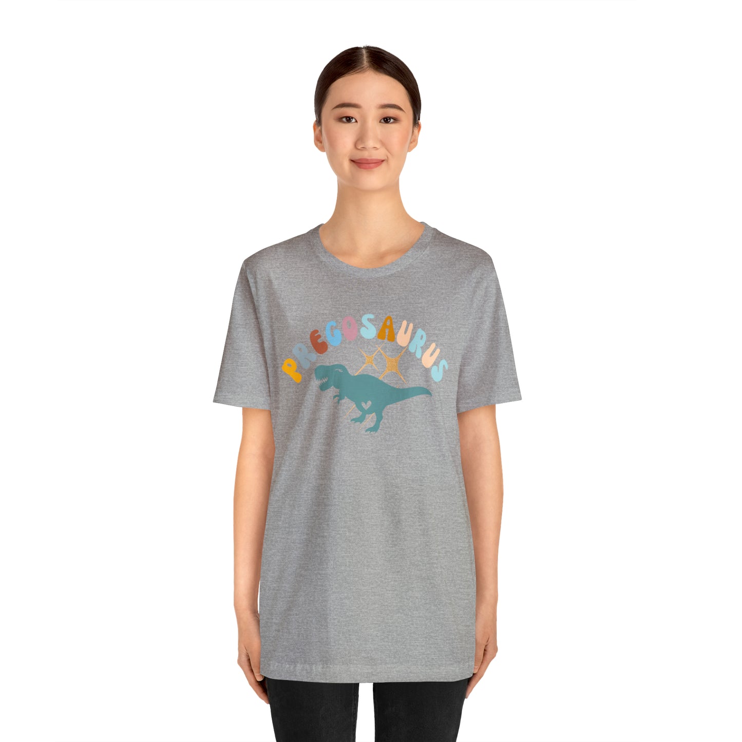 Funny Pregosaurus TShirt for Baby Shower, Funny Gift for Expecting Mom Shirt for Baby Announcement, T274