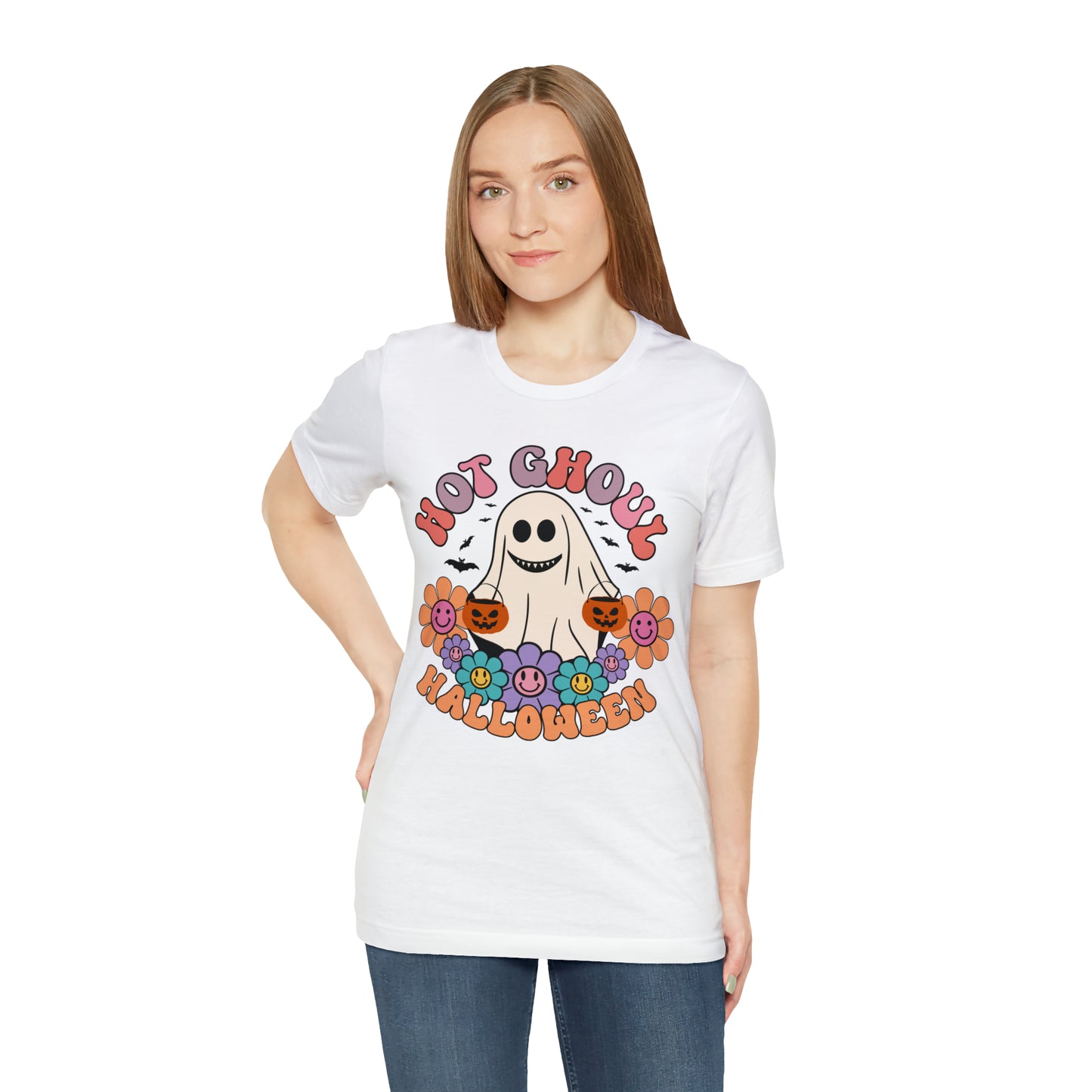 Lets Go Ghouls Shirt, Spooky Season Tee, Retro Halloween Cowgirl Shirt, Cowgirl Halloween Shirt, Vintage Ghost Shirt, T770