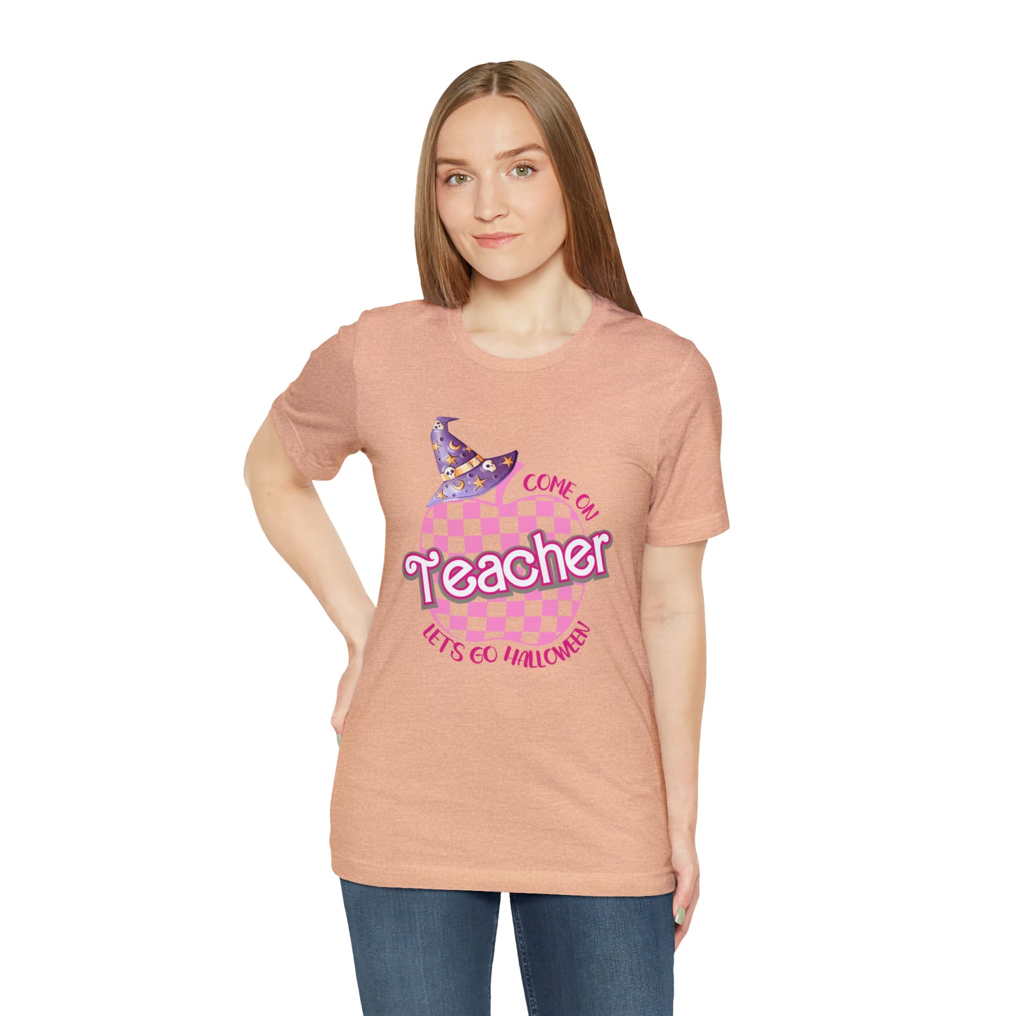 Come On Let's Go Halloween Shirt, Trendy Teacher shirt, Retro Back to school, Teacher Halloween gift shirt , T726