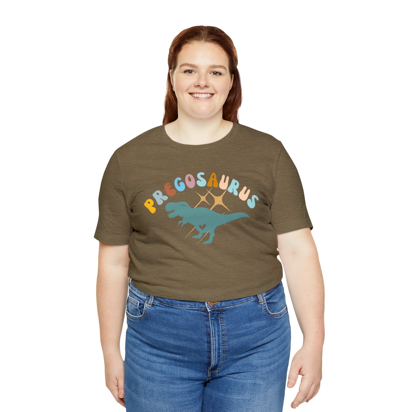 Funny Pregosaurus TShirt for Baby Shower, Funny Gift for Expecting Mom Shirt for Baby Announcement, T274