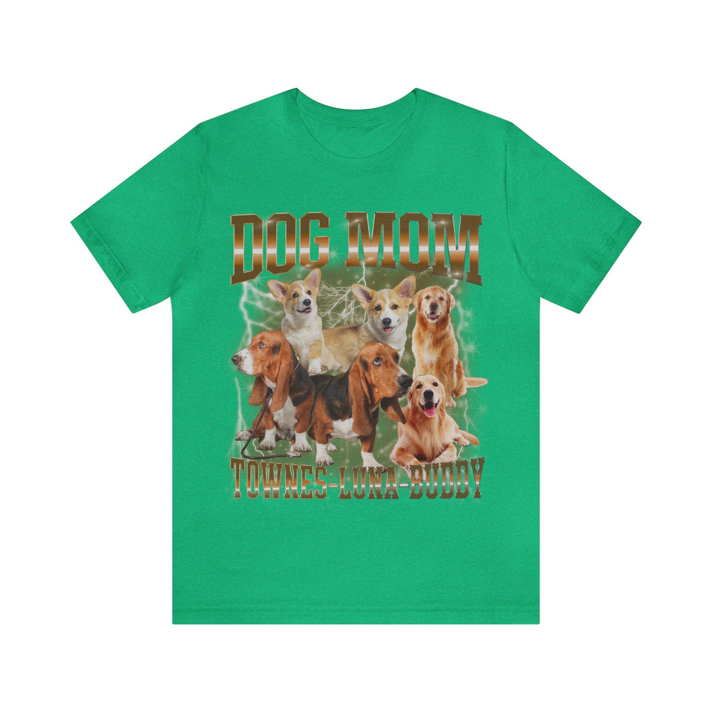 Custom Retro Dog Bootleg Shirt, Dog Mom Shirt, Dog Bootleg Retro 90's Tee, Custom Pet Photo, Custom Pet Portrait, Pet Lovers Gift, T1432
