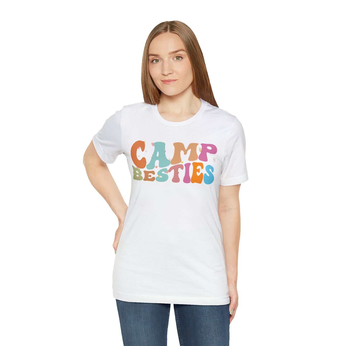 Best Friend Shirt, Gift for Best Friend, Camp Besties Shirt, BFF Shirt, Matching Besties Shirt, Retro Friend Shirt, T482