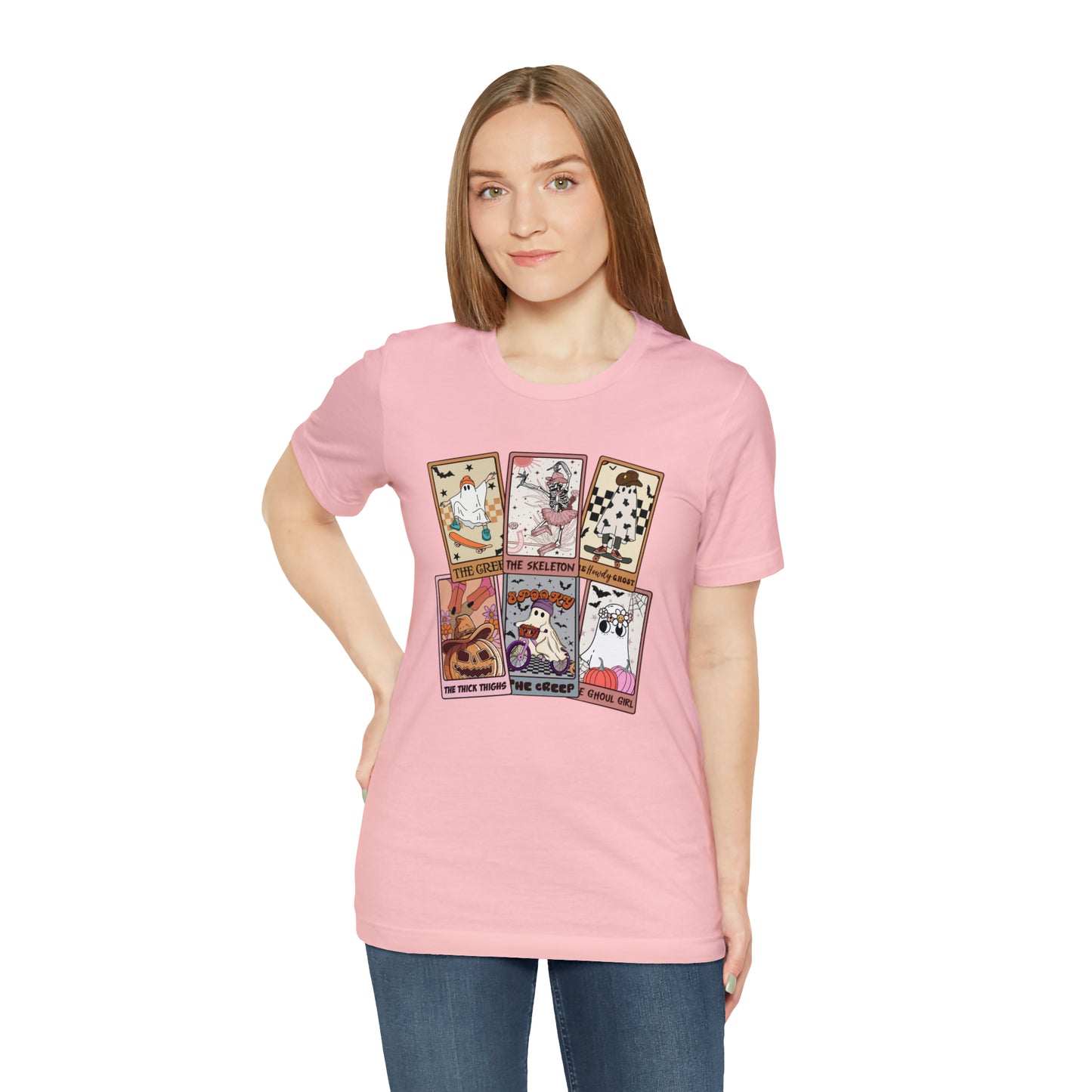The Tarot Card Shirt, Skeleton Tarot Card Shirt, Tarot Card Lover Shirt, Skull Tarot Card Tee, Retro Halloween shirt, T612
