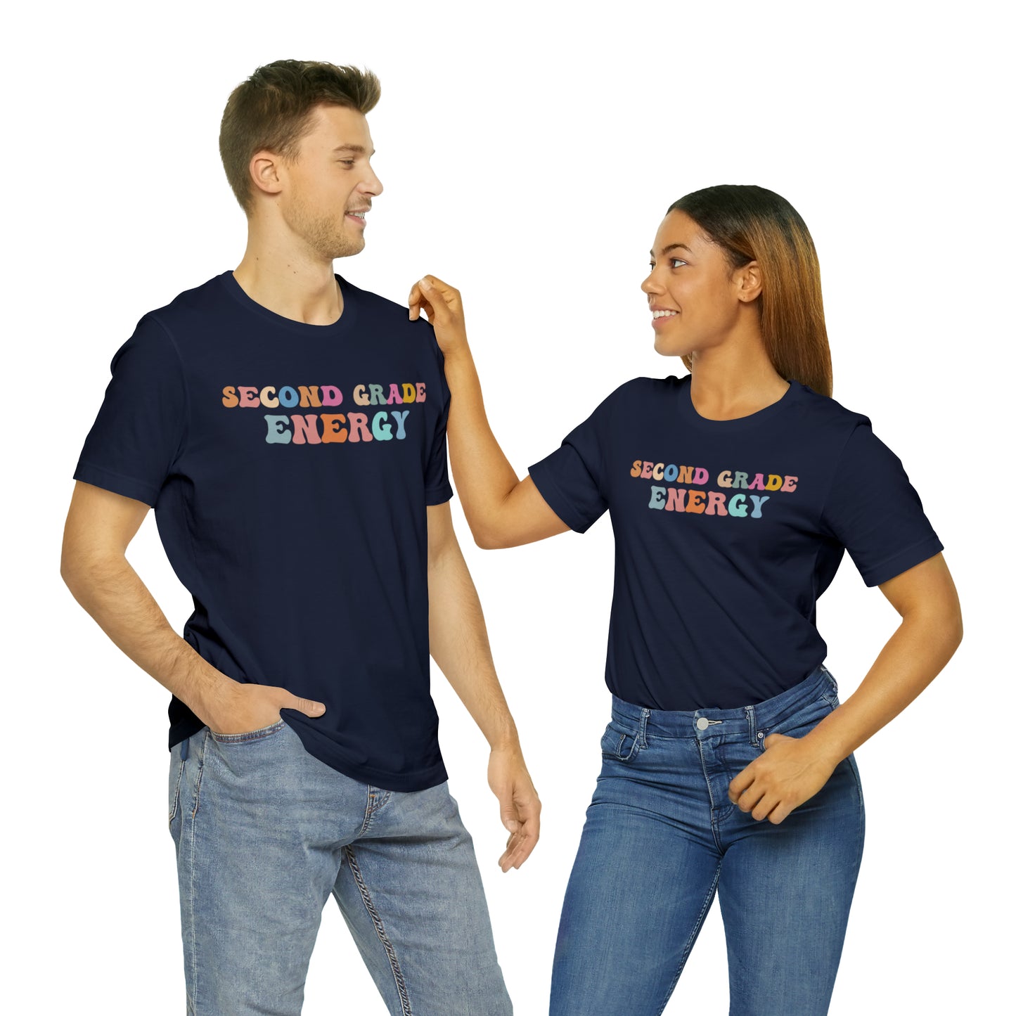 Cute Teacher Shirt, Second Grade Energy Shirt, Shirt for Second Grade, Teacher Appreciation Shirt, Best Teacher Shirt, T494