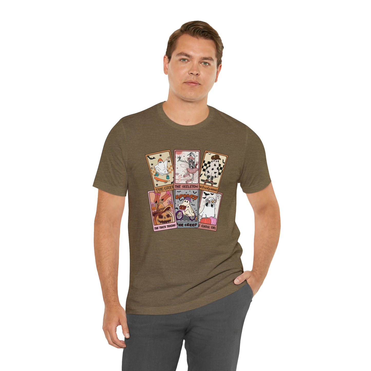 The Tarot Card Shirt, Skeleton Tarot Card Shirt, Tarot Card Lover Shirt, Skull Tarot Card Tee, Retro Halloween shirt, T612