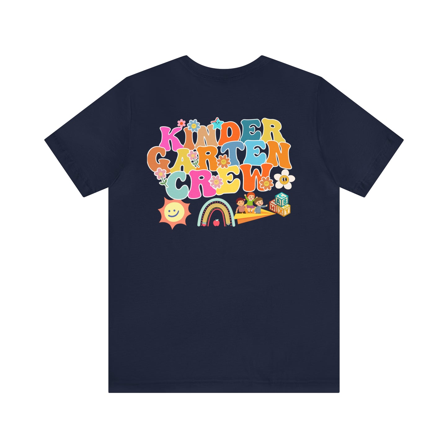 Custom Kindergarten Teacher Shirt, Cute Kindergarten Crew Shirt, Retro Teacher Shirt, Custom Teacher Appreciation Gift, T619