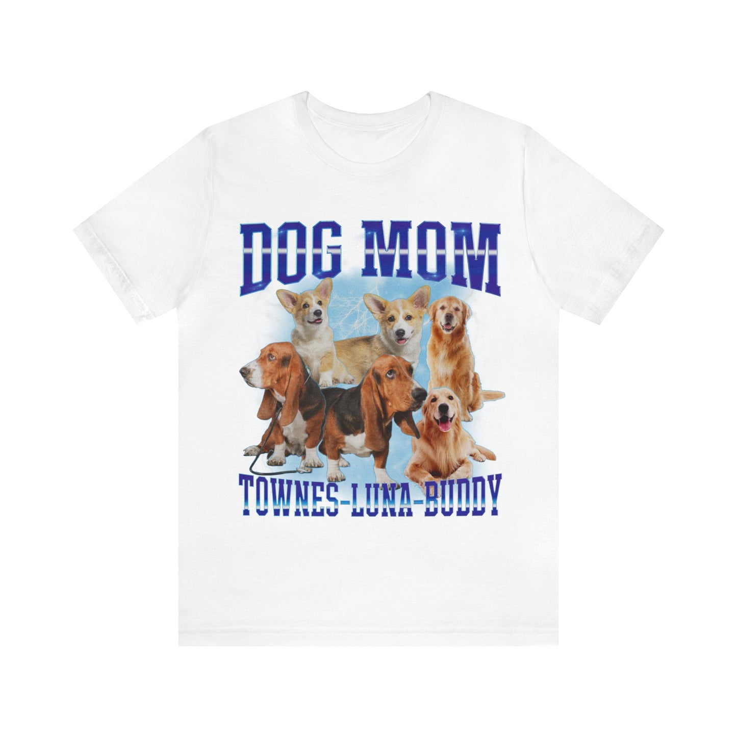 Custom Retro Dog Bootleg Shirt, Dog Mom Shirt, Dog Bootleg Retro 90's Tee, Custom Pet Photo, Custom Pet Portrait, Pet Lovers Gift, T1428
