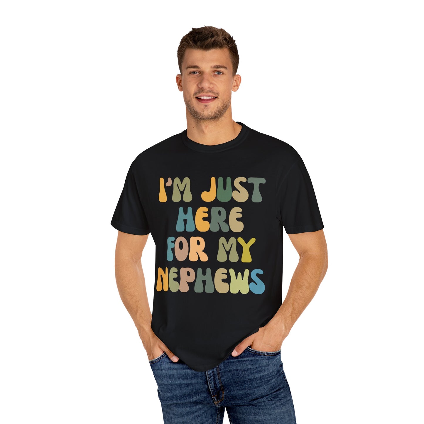I'm Just Here for My Nephews Shirt, Gift for Cool Aunt, New Auntie Shirt, Best Aunt Shirt, Funny Aunt Shirt, Favorite Aunt Shirt, CC1012