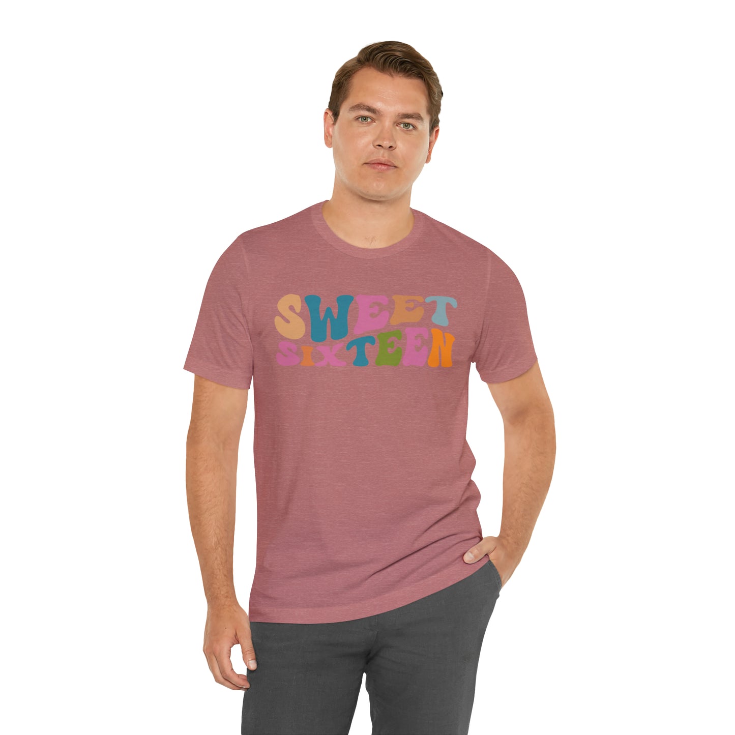 Sixteenth Birthday Gift, Sweet Sixteen Shirt for 16th Birthday Party, Cute Sweet 16 Gift for 16th Birthday TShirt for Daughter, T476