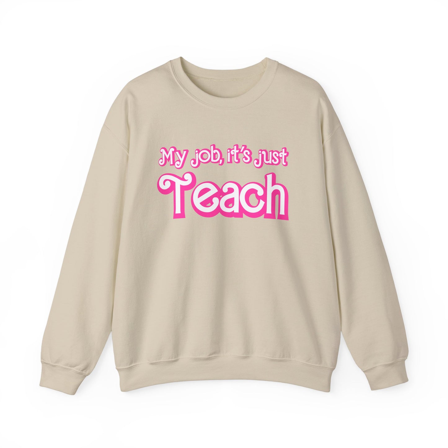 My Job is Teach Sweatshirt, Trendy Teacher Sweatshirt, Retro Back to school, Teacher Appreciation, Checkered Teacher Sweatshirt, S735