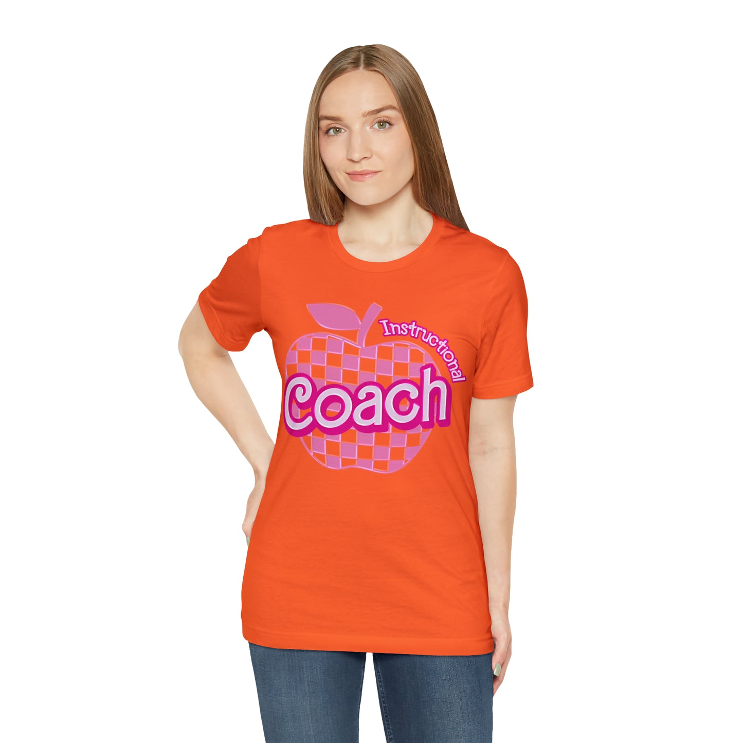 Instructional Coach shirt, Pink Sport Coach Shirt, Colorful Coaching shirt, 90s Cheer Coach shirt, Back To School Shirt, Teacher Gift, T819