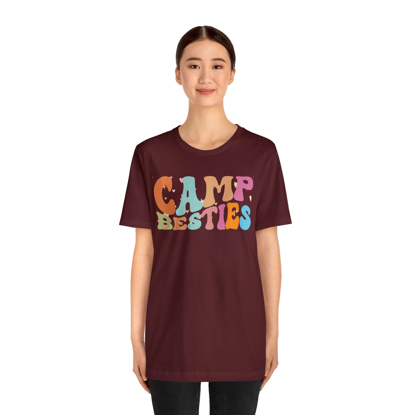 Best Friend Shirt, Gift for Best Friend, Camp Besties Shirt, BFF Shirt, Matching Besties Shirt, Retro Friend Shirt, T482