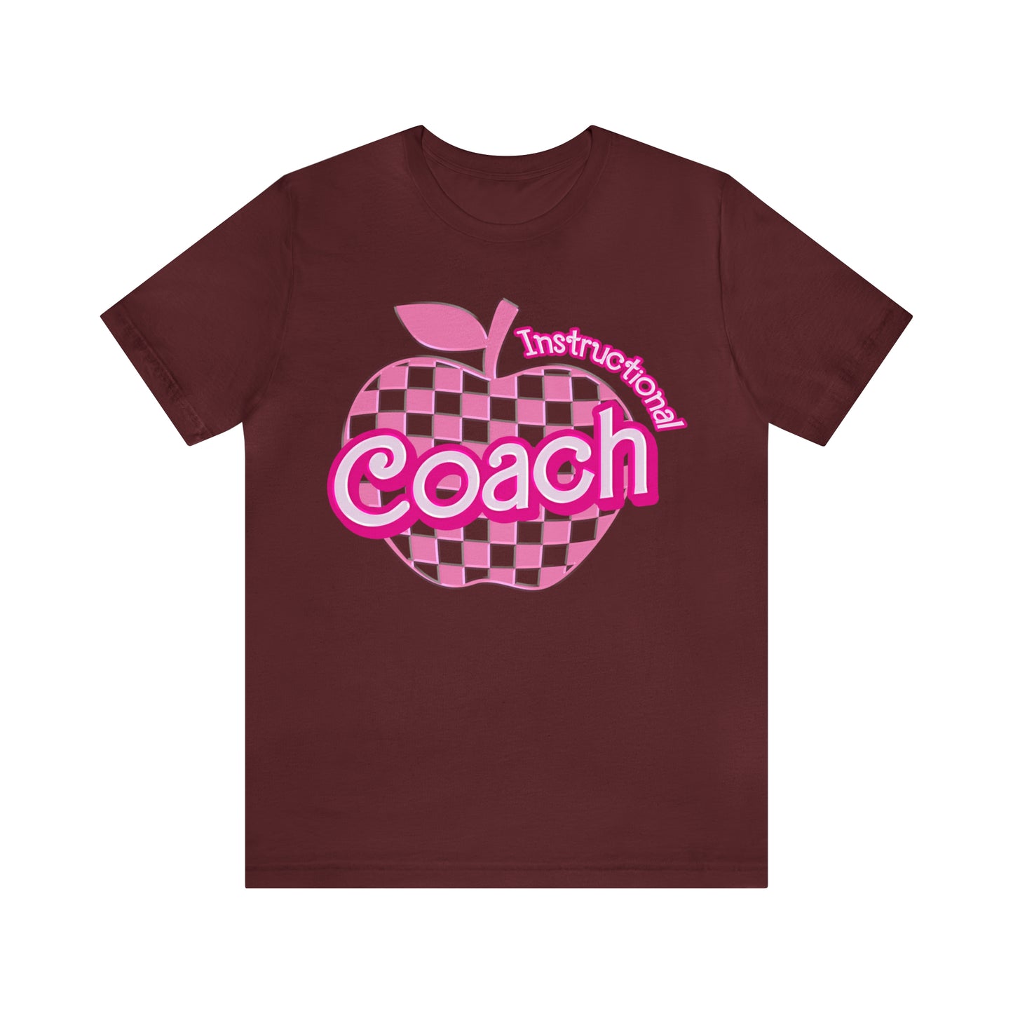 Instructional Coach shirt, Pink Sport Coach Shirt, Colorful Coaching shirt, 90s Cheer Coach shirt, Back To School Shirt, Teacher Gift, T819