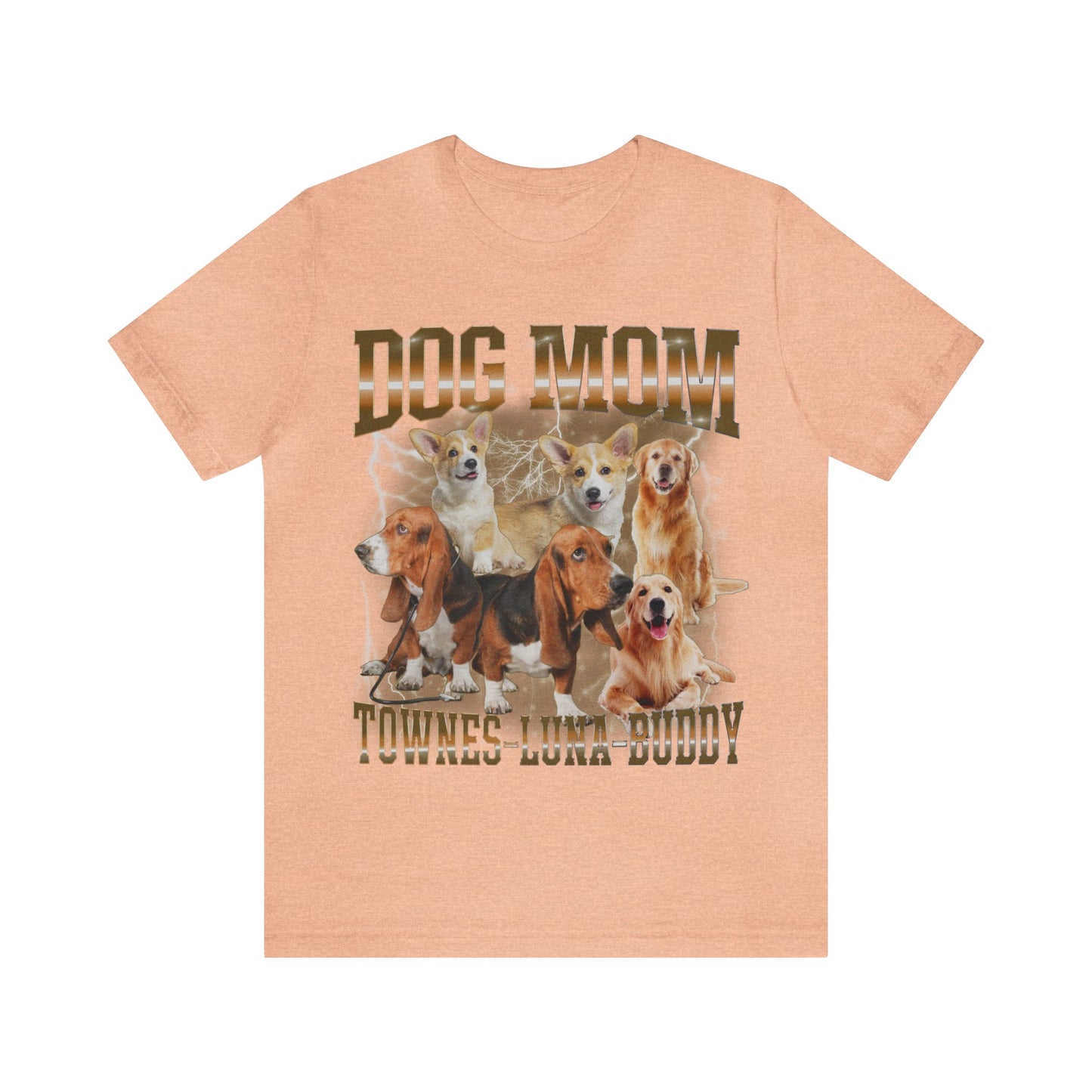 Custom Retro Dog Bootleg Shirt, Dog Mom Shirt, Dog Bootleg Retro 90's Tee, Custom Pet Photo, Custom Pet Portrait, Pet Lovers Gift, T1432