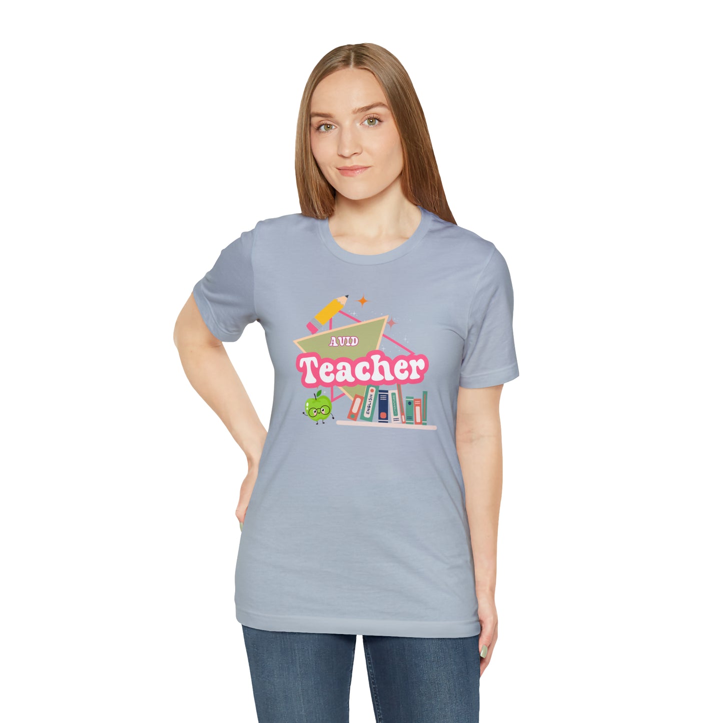 AVID shirt, 90s shirt, 90s teacher shirt, colorful school secretary shirt, colorful school shirt, T545