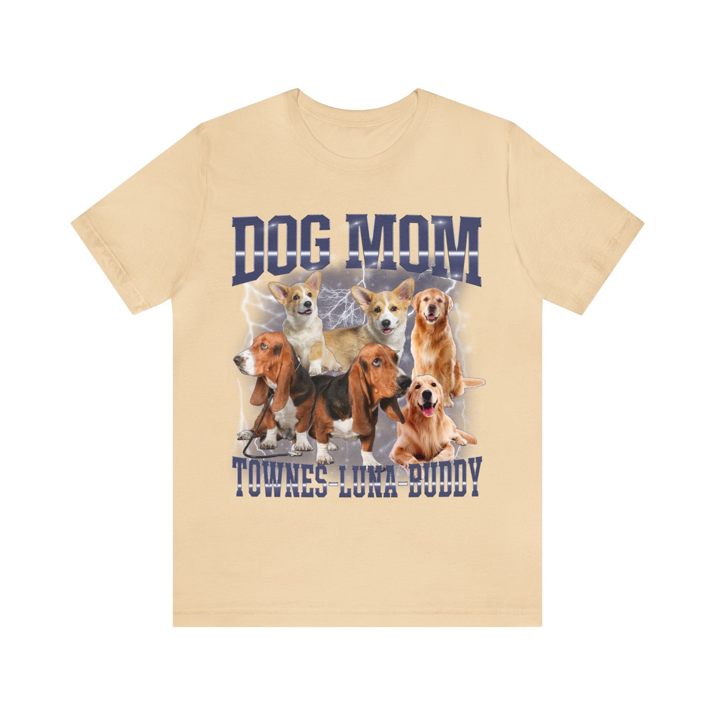 Custom Retro Dog Bootleg Shirt, Dog Mom Shirt, Dog Bootleg Retro 90's Tee, Custom Pet Photo, Custom Pet Portrait, Pet Lovers Gift, T1433