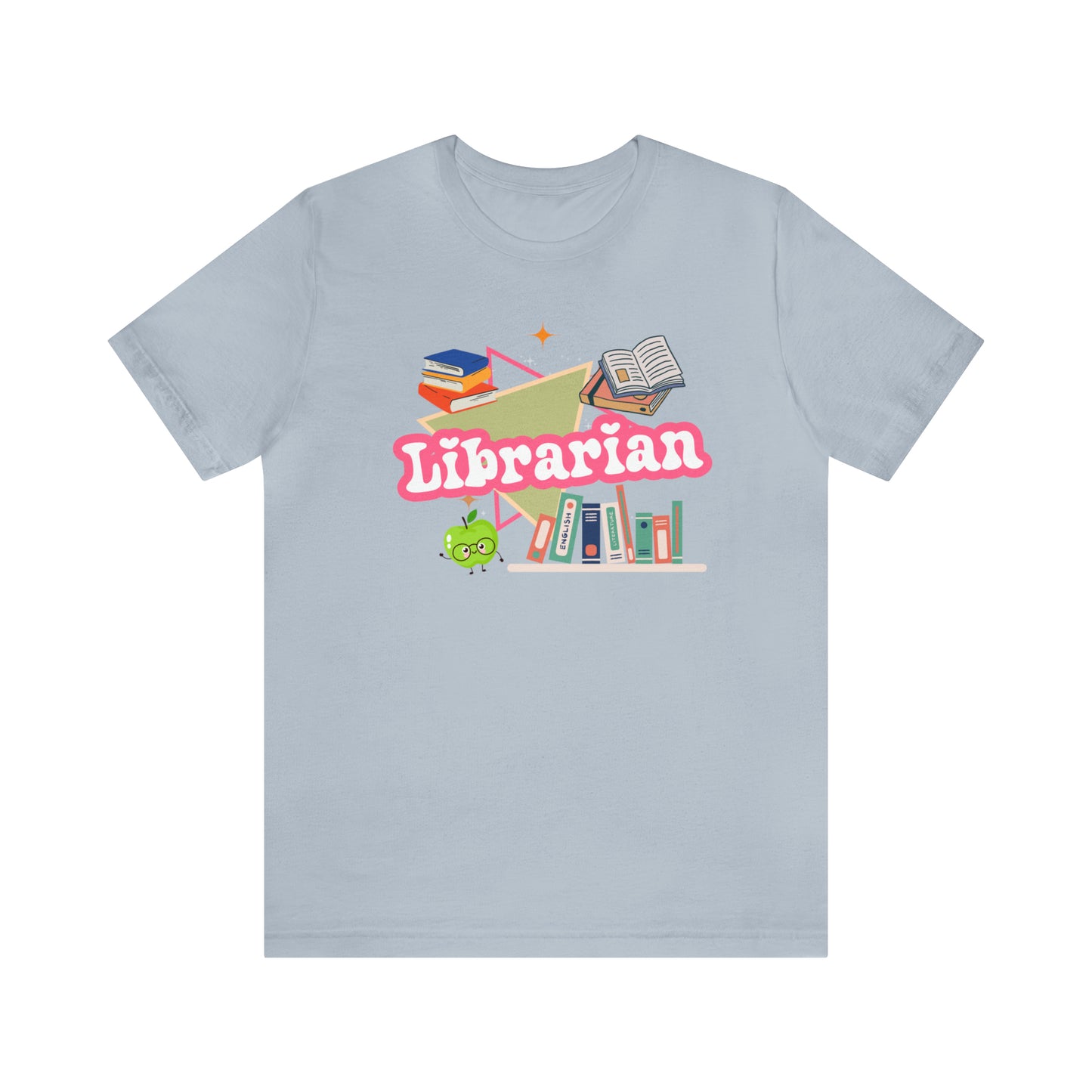 Librarian shirt, 90s shirt, 90s teacher shirt, colorful school secretary shirt, colorful school shirt, T544