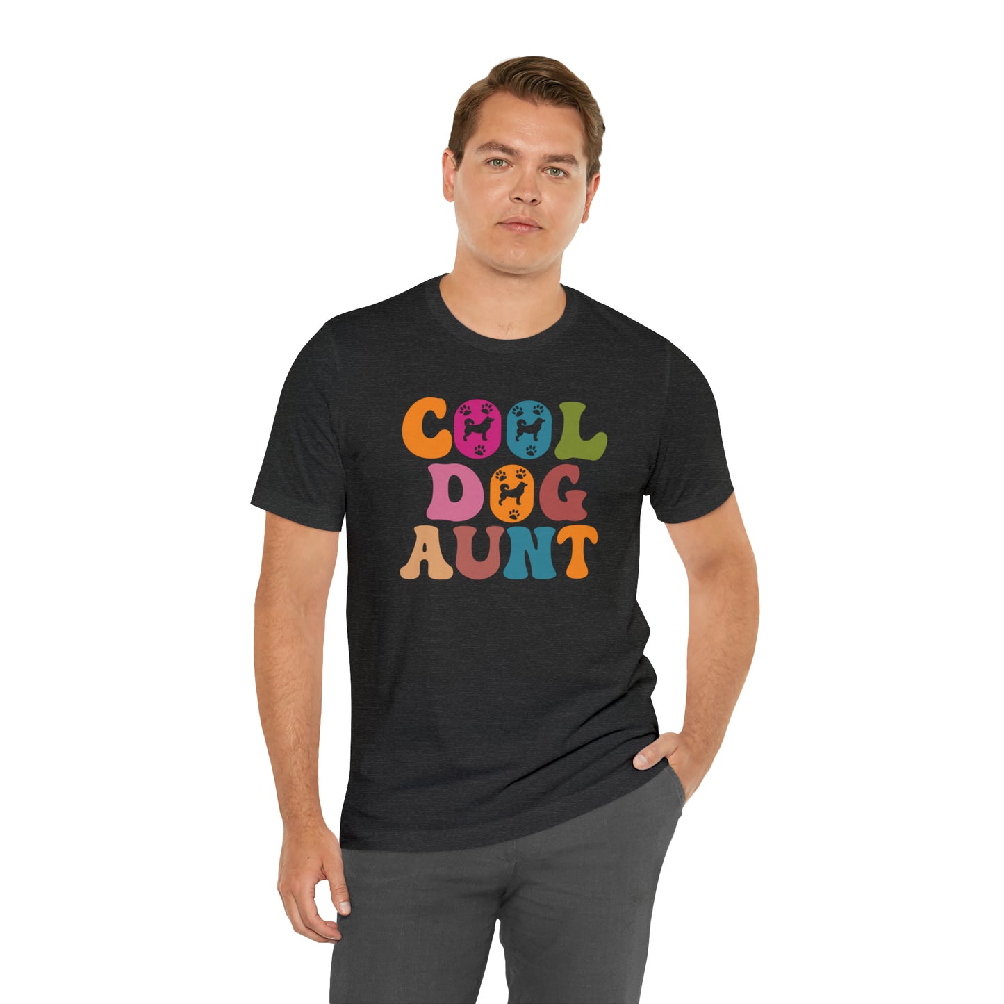 Cool Dog Aunt Shirt for Women, Dog Aunt Gift for Animal Lover, Dog Auntie Tee for Aunt, Funny Dog Lover Tee, T569