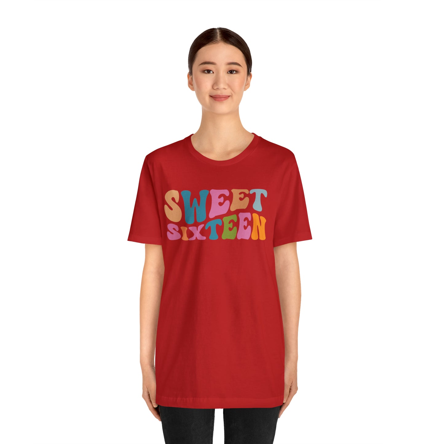 Sixteenth Birthday Gift, Sweet Sixteen Shirt for 16th Birthday Party, Cute Sweet 16 Gift for 16th Birthday TShirt for Daughter, T476