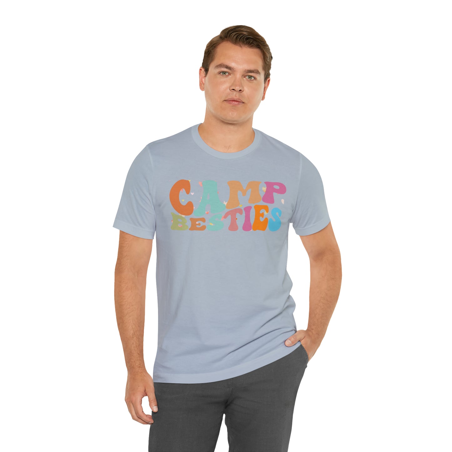 Best Friend Shirt, Gift for Best Friend, Camp Besties Shirt, BFF Shirt, Matching Besties Shirt, Retro Friend Shirt, T482